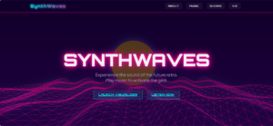 Synthwave One-Page landing template