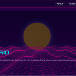 Synthwave One-Page landing template - Screenshot 3